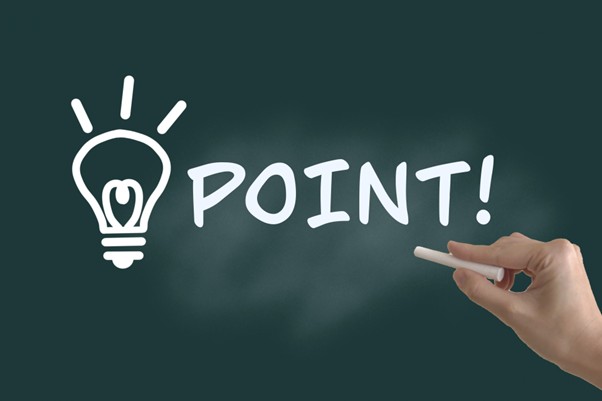 ポイントの文字